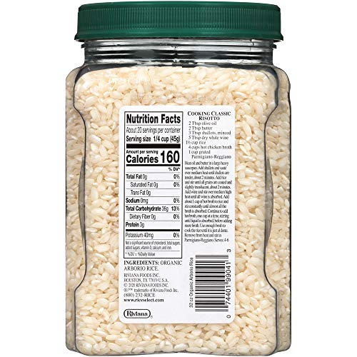 RiceSelect 32 Ounce (Pack of 4) / Organic Arborio / No Color White