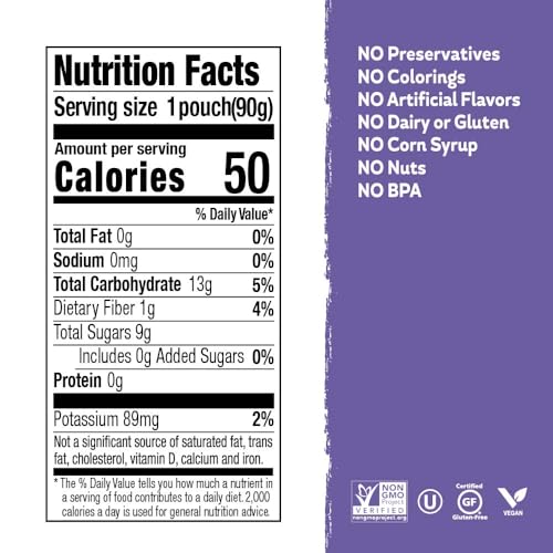Buddy Fruits Multifruit / 3.2 Ounce (Pack of 18) / 18 Applesauce