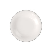Black Lines Dinner Plate White with Black Rim, Dishwasher-Safe, Microwave-Safe, Flat Dining Plate, Tableware, Large Plate, Premium Porcelain by Villeroy & Boch – Model 10-1321-2620