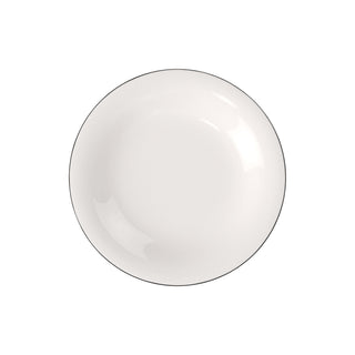 Black Lines Dinner Plate White with Black Rim, Dishwasher-Safe, Microwave-Safe, Flat Dining Plate, Tableware, Large Plate, Premium Porcelain by Villeroy & Boch – Model 10-1321-2620