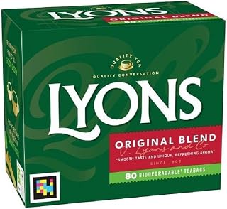 Lyons Tea Bags Original, 80-Bag (12 Pack)
