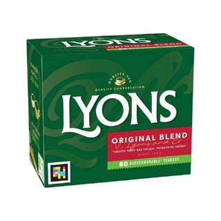 Tea Bags Original, 80-Bag (12 Pack) by Lyons – Pack of 12