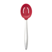 PICCOLO 8" Silicone Slotted Spoon by Cuisipro – 8", Silicone, Red, Model CSP-74737705