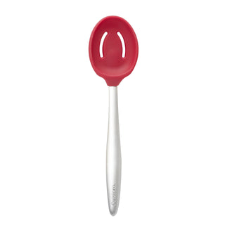 PICCOLO 8" Silicone Slotted Spoon by Cuisipro – 8", Silicone, Red, Model CSP-74737705
