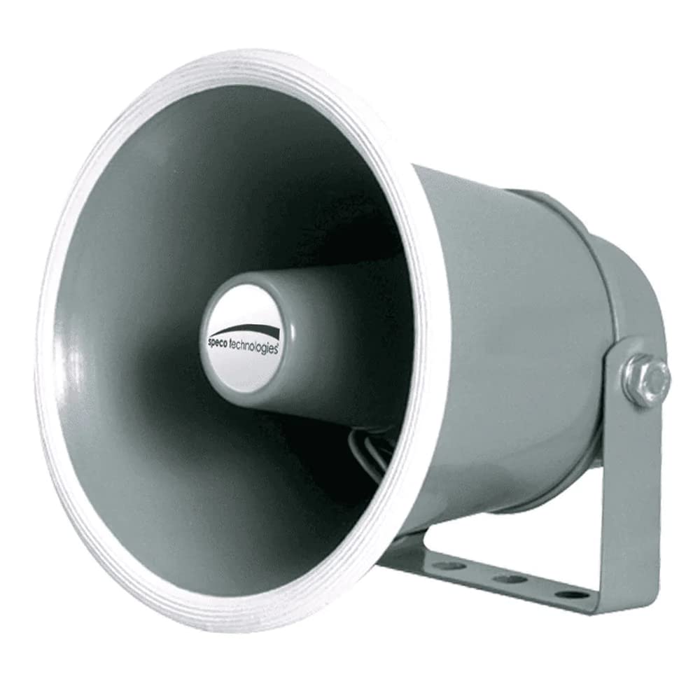 Speco - SPC10 6" 15 Watt PA Horn by Speco Technologies – Plastic, Beige, Model SPC-SPC10