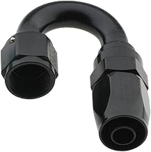 Fragola -10AN x 180 Degree Pro-Flow Hose End - Black