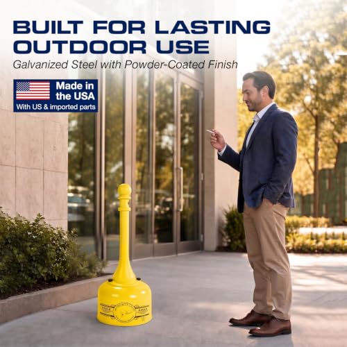 Eagle Yellow / 2 Gallon / 1 Smoking Receptacles