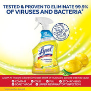 Lysol 32 Fl Oz (Pack of 4) / Lemon Breeze / 1 All-Purpose Cleaners