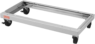 Tennsco CK18-LGY Caster Kit for Cabinet, 36" Width, 18" Depth, 6 11/16" Height, 1000 lb Load Capacity, Light Grey