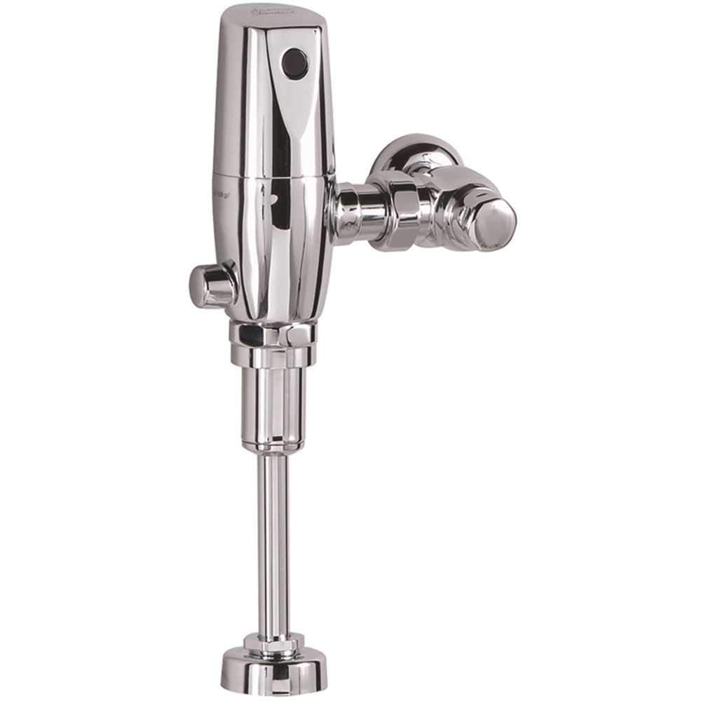 Sensor Flush Valve by American Standard – 4.5"L x 4.9"W x 17.5"H, Brass, Chrome, Model 6063101.002