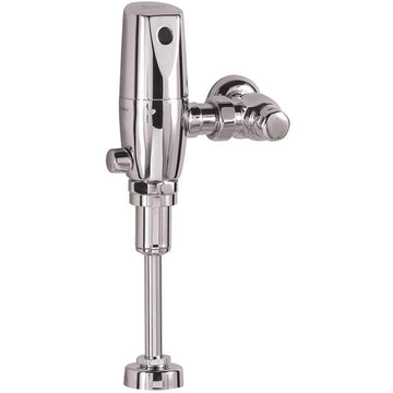 Sensor Flush Valve by American Standard – 4.5"L x 4.9"W x 17.5"H, Brass, Chrome, Model 6063101.002