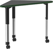 Correll Collaborative Desk with Black Granite Finish AD3041-WING-07-09-39-CK