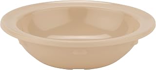 G.E.T. DN-350-T-EC Melamine Rimmed Dessert Bowls, 5 Ounce, Tan (Set of 4)