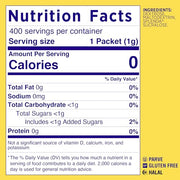 SPLENDA 400 Count (Pack of 1) / 1 Stevia