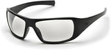 Pyramex Goliath Safety Eyewear (Clear Lens/Black Frame SB5610D) (2 Pair)