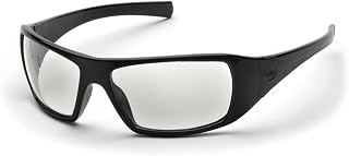 Pyramex Goliath Safety Eyewear (Clear Lens/Black Frame SB5610D) (2 Pair)