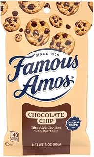 Famous Amos Cookies Chocolate Chip Peg, 3 Ounce