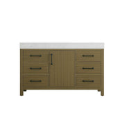 Elegant Kitchen and Bath 54" Single Bathroom Vanity in Chestnut Brown by Elegant Lighting – unspecified, Wood, Chestnut Brown, Model VF60654MCB