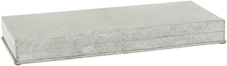 HUBERT Galvanized Metal Display Riser - 14 1/8" L x 10 3/8" W x 2 1/2" H