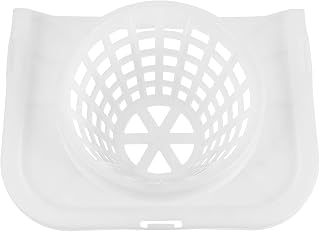 Plastic Mop Bucket Drainer Basket for Quick Water Removal | White Insert, Splash Reduction and Universal Compatibility, for Commercial Settings, Hotels, Mop Wringing