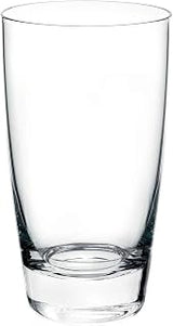 Bormioli Rocco Nadia 15.25 oz. Cooler Drinking Glasses for Cold Drinks, Juices, and Cocktails, Clear, Set of 4