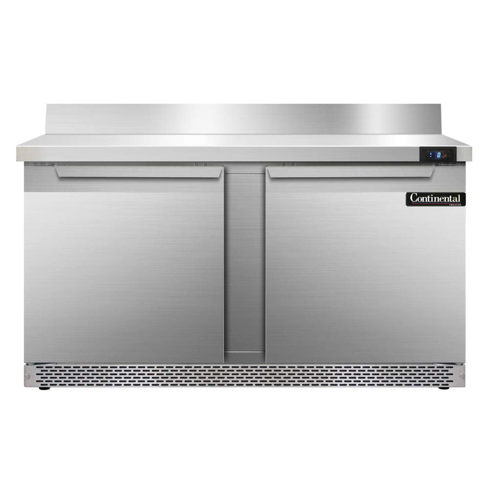 Continental Refrigerator Two Section Work Top Freezer 60"W by Value Line – Model SWF60-BS-FB