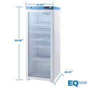 EQTemp Glass / Right Hand Door / 12.71 cubic_feet Lab Refrigerators