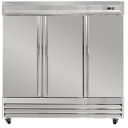 80 7/8" Three Section Reach In Freezer by MOTAK – 83.66x35.04x83.46, In Description, Check Images, Model MSD-3DF-BAL-X