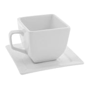 10 Strawberry Street Cup & Saucer / 3x1.75x2.5 / White Coffee Cups & Mugs