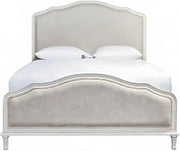 Starlight Canyon Home Viscose-Upholstered Platform Bed with Wood Frame, Queen Bed Frame with Headboard and Footboard, Beds for Bedroom, Cotton