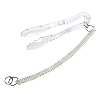 Clear Tong Kit by HUBERT – Plastic, Clear, Model OPTIONAL PIECES