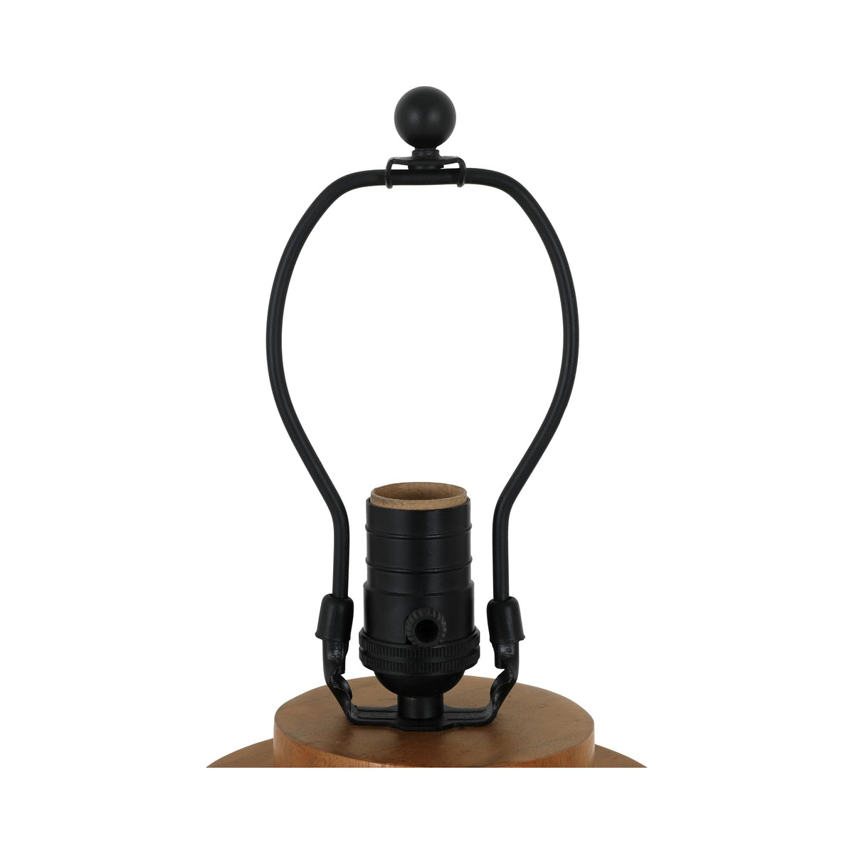 Bibi Table Lamp by Moe's Home Collection – Mango Wood, Brown, Model GK-1147-03-NA