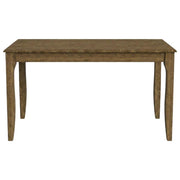 Brown Dinette Table with 18-Inch Self-Storing Butterfly Leaf by Starlight Canyon Home – Solid Asian Hardwood, Brown