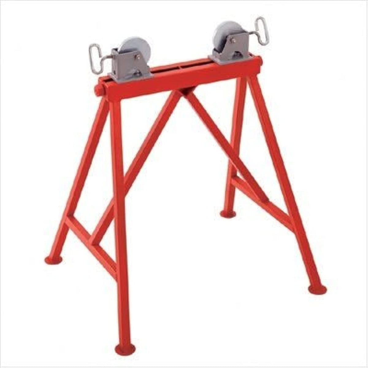 Conveyor High Head Pipe Stand by RIDGID – Small, Other, Red/Silver, Model 56682