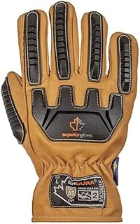 Superior Glove Work Gloves, Drivers, L, Leather, PR 378GCXVB-L - 1 Each