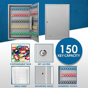 Barska Grey / 150 Keys / 1 Key Cabinets