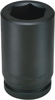 Wright Tool 84968 4-1/4-Inch 6 Point Deep Impact Socket with 1-1/2-Inch Drive,Black