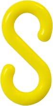 Mr. Chain S-Hook, Acetal Copolymer, 2", Yellow, 10/Pk