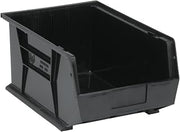 QUANTUM STORAGE SYSTEMS K-QUS255BK-1 Ultra-Stack and Hang Bins, 16 inch x 11 inch x 8 inch, Black