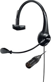 Shure BRH31M-NXLR5M Lightweight Single-Sided Broadcast Dynamic Microphone Headset | Key details: Single Sided Broadcast Dynamic Microphone Headset