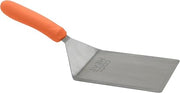 Winco 5" x 6" Orange Cool Touch Handle Griddle Turner/Spatula