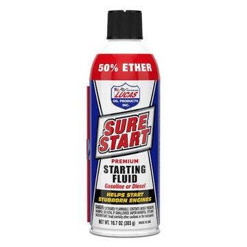 11238 Sure Start Premium Starting Fluid - 10.7 Ounce by Lucas Oil – One Size, Blend, Multi, Model LUCA11238