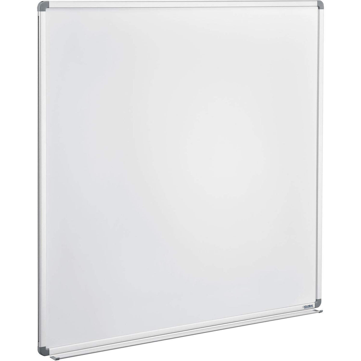 48" W x 48" H Magnetic Whiteboard by Global Industrial – 48"W x 48"H, Aluminum, White, Model 695756