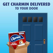 Charmin 24 Mega Rolls = 96 Regular Rolls / White / 1 Paper & Plastic