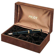 "CUSTOM 845" (nib : Medium) by PILOT – 1 Count (Pack of 1), Cap : Ebonite(finished by Urushi), Black, Model ﾊｲFKV5MRBM
