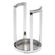 Cerve Collection Chrome Cup/Lid Holder by HUBERT – Metal, Grey