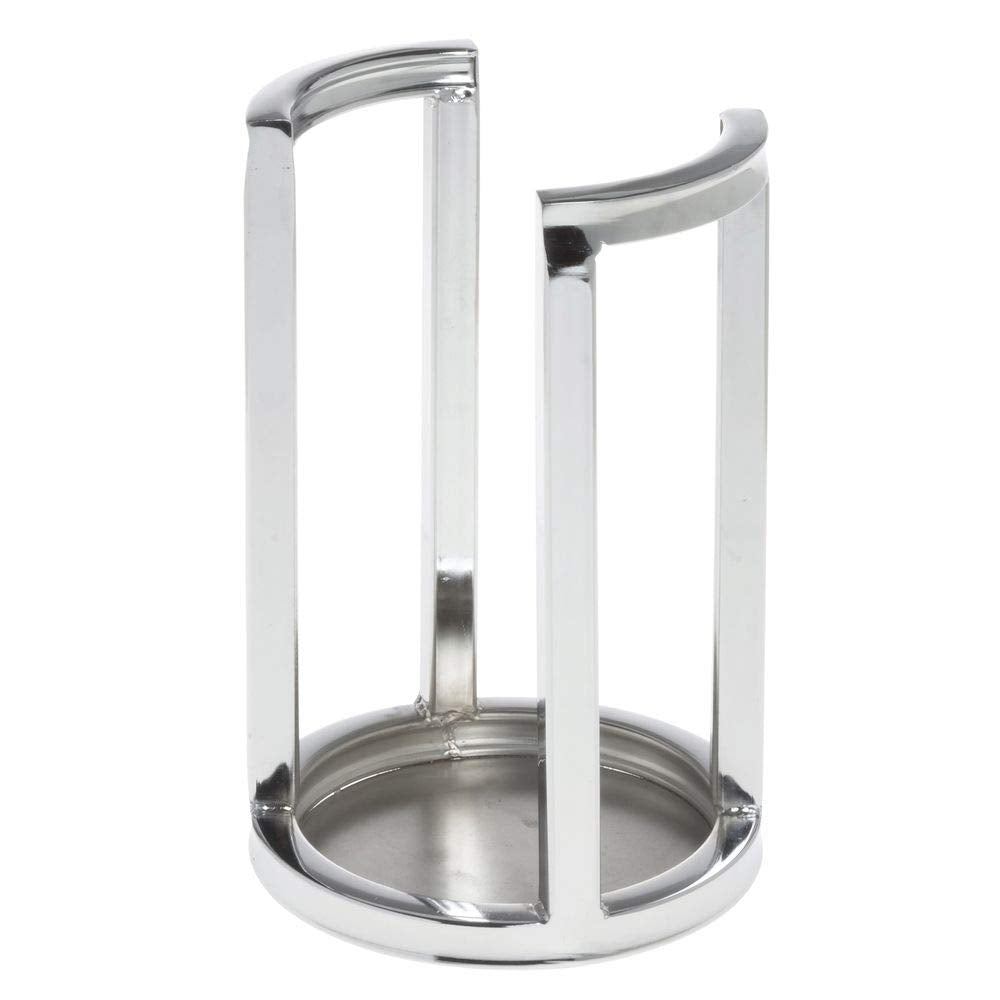 Cerve Collection Chrome Cup/Lid Holder by HUBERT – Metal, Grey