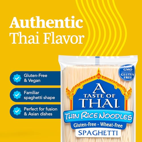 A Taste of Thai Spaghetti / 16 Ounce (Pack of 6) / Thin Noodle