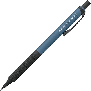 Pentel Orenz 0.3, 10th Anniversary Limited Design, Mechanical Pencil, Metal Grip Type, 0.3mm Lead, Matte Blue, XPP1503G2-ANC