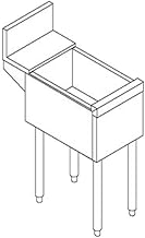 Perlick TSD6U2 6"W Underbar Bottle Storage Bin